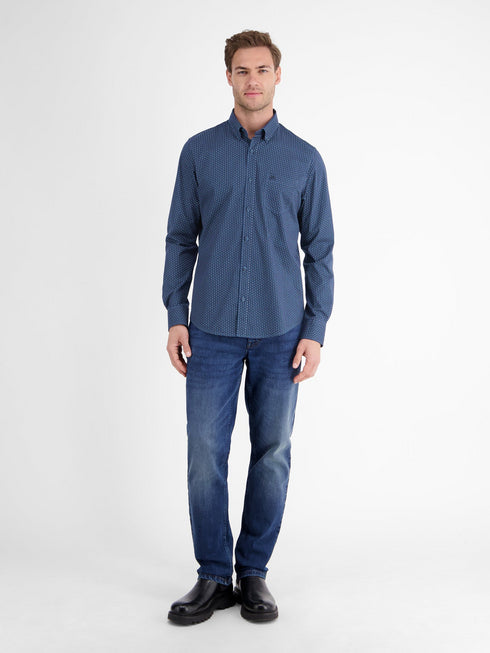 Lerros Men's Shirt with Ornamental Pattern - 2591155